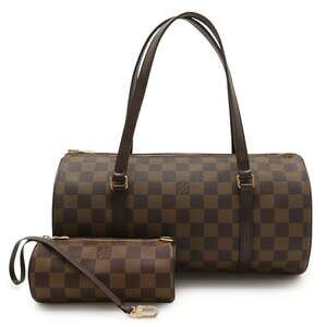 LOUIS VUITTON Authentic Brown Damier Papillon 30 Shoulder Bag